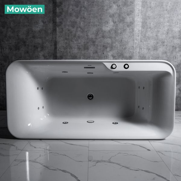 Bồn tắm Mowoen MW8166F-170.MS đặt sàn massage 1.7m