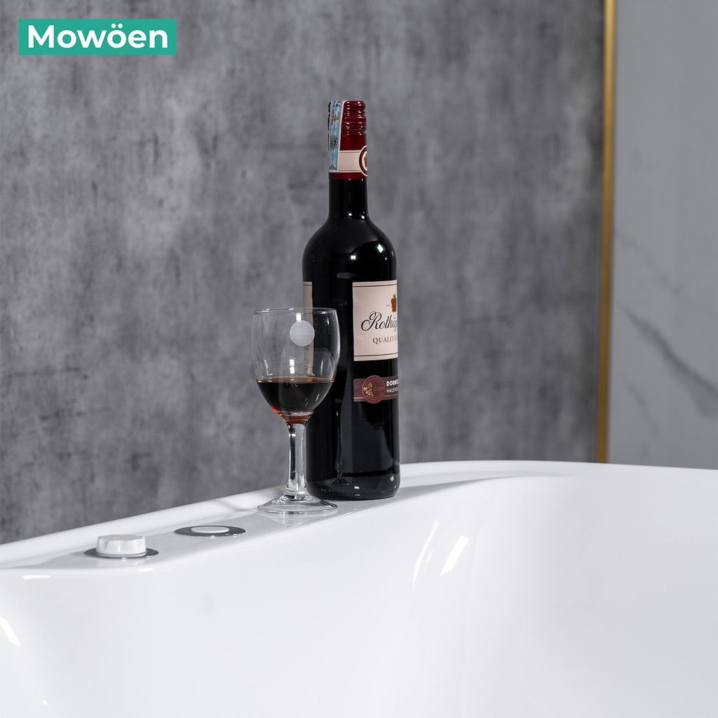 Bồn tắm Mowoen MW8166F-170.MS đặt sàn massage 1.7m