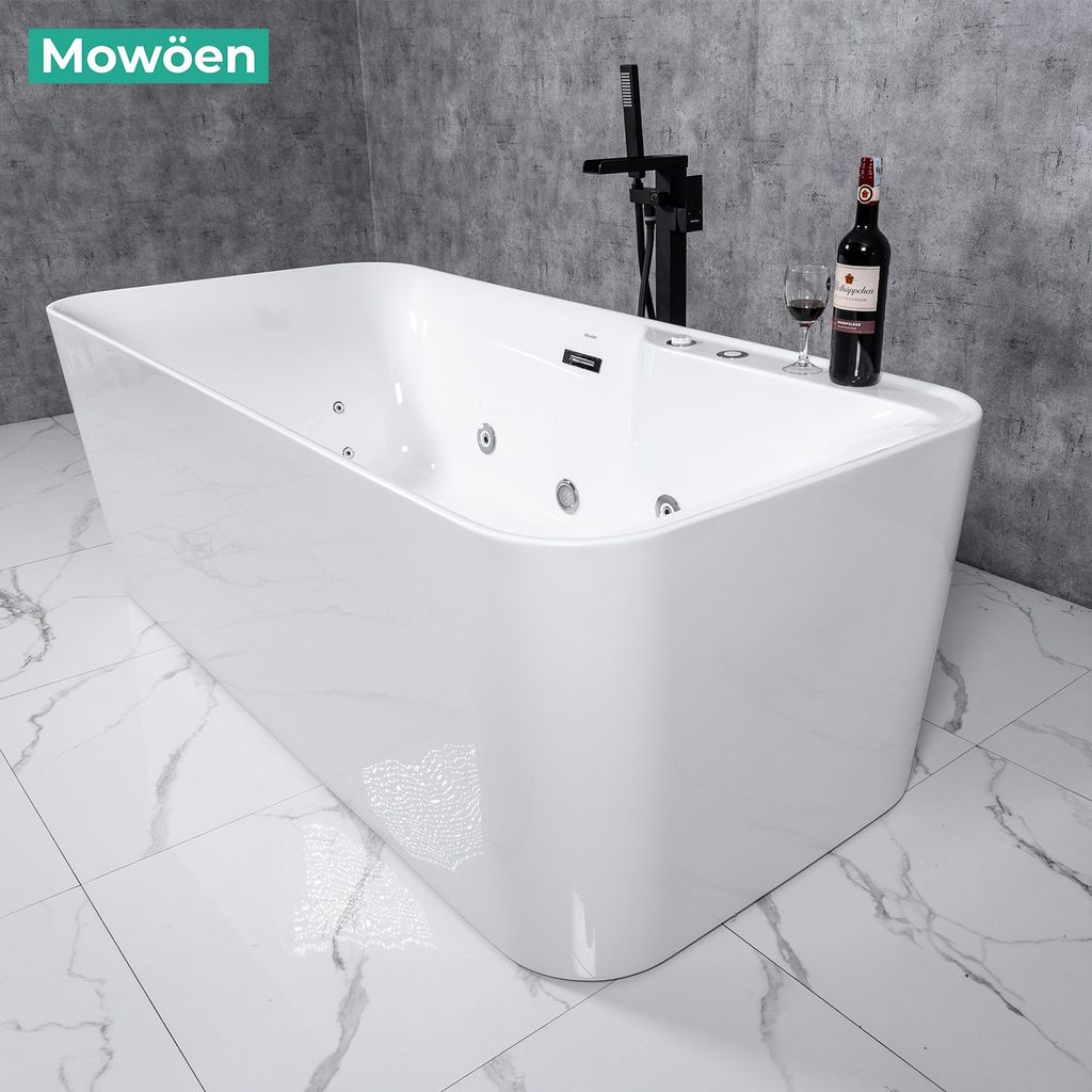 Bồn tắm Mowoen MW8166F-170.MS đặt sàn massage 1.7m