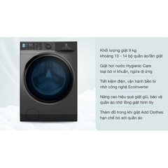 Máy giặt cửa trước 9KG Electrolux EWF9042R7SB