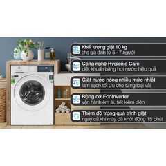 Máy giặt Inverter 10 kg Electrolux EWF1024D3WB