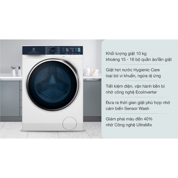 Máy giặt Inverter 10 kg Electrolux EWF1042Q7WB