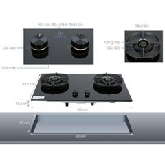 Bếp Ga Âm Electrolux EHG8250BC