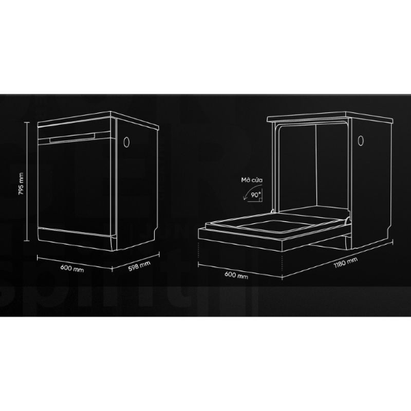 Máy rửa bát Junger DWJ-140
