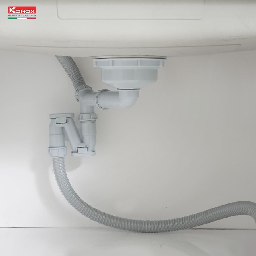 Chậu rửa bát chống xước Konox TARI 8748SR - FULL