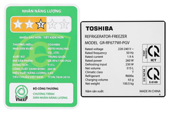 Tủ lạnh Toshiba GR-RF677WI-PGV(22)-XK 515L