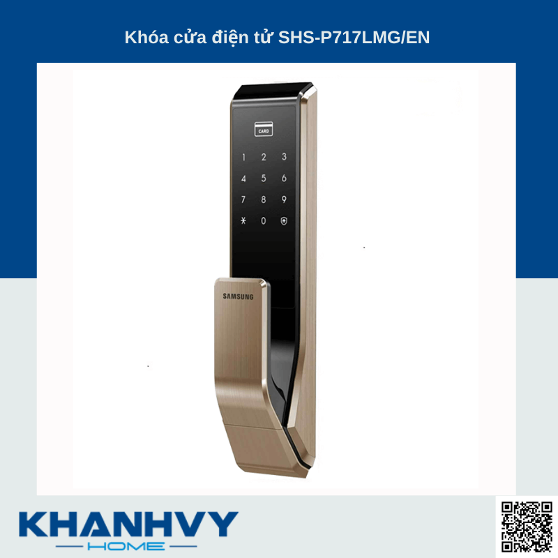 Khóa điện tử Samsung SHS-P717LMG/EN