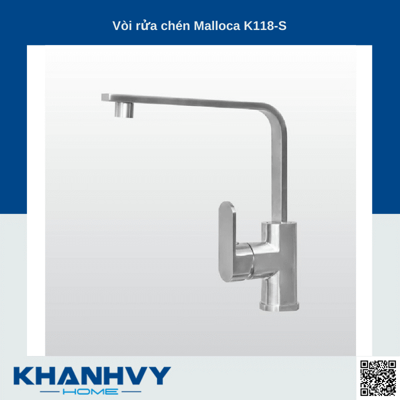 Sản phẩm vòi rửa chén Malloca K118-S
