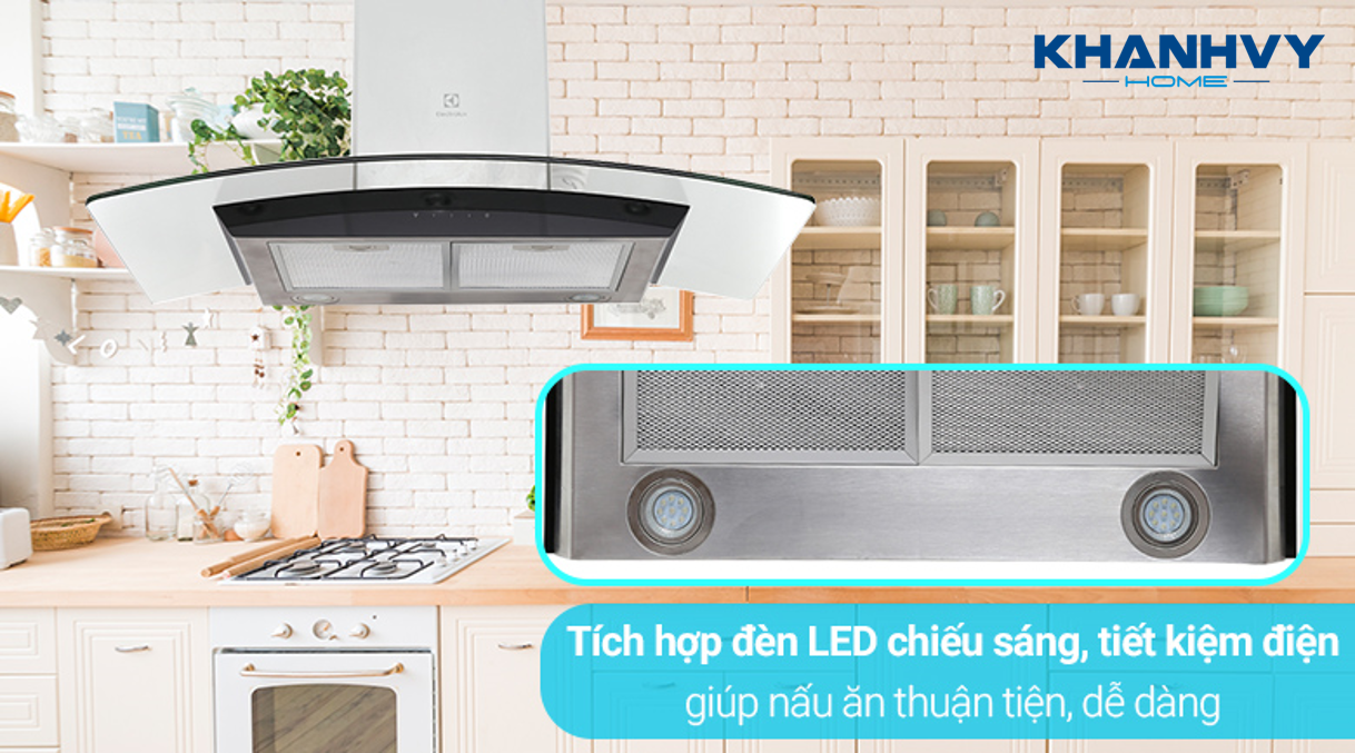 Tích hợp đèn LED chiếu sáng hiệu quả và tiết kiệm điện năng