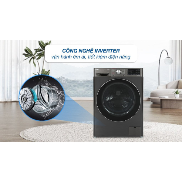 Máy giặt sấy LG Inverter giặt 11kg/ sấy 7kg FV1411H3BA
