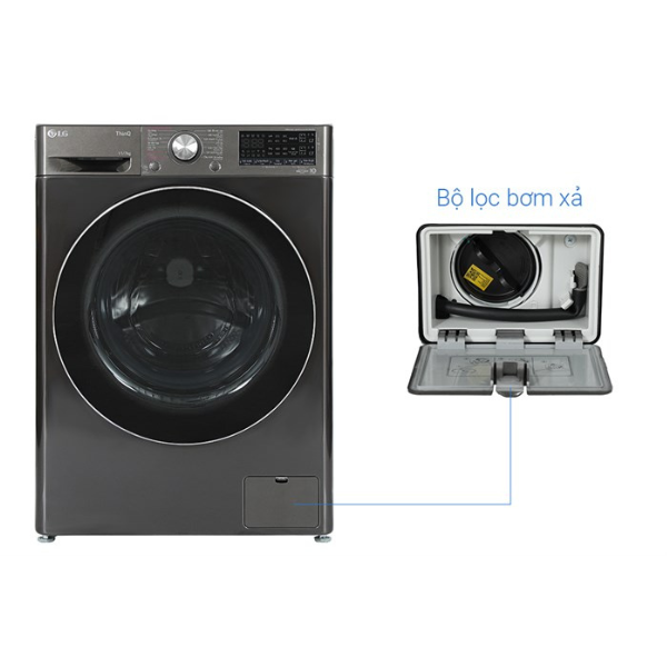 Máy giặt sấy LG Inverter giặt 11kg/ sấy 7kg FV1411H3BA