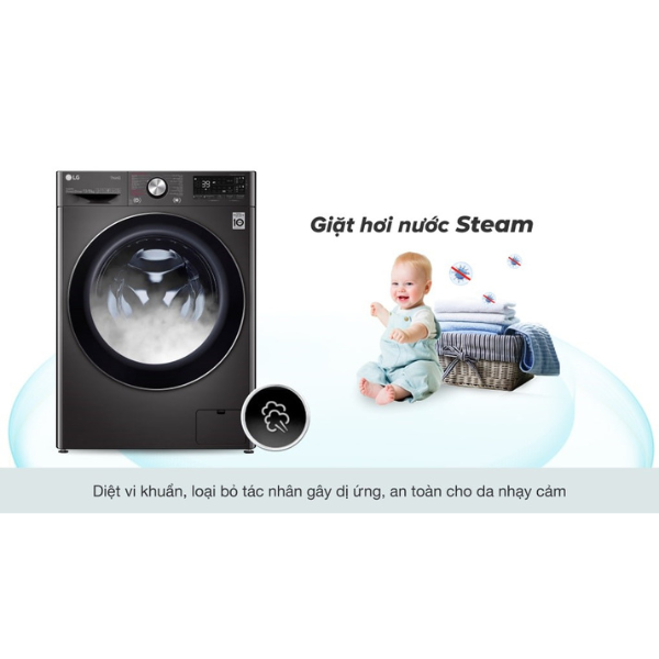 Máy giặt sấy LG Inverter giặt 13kg/ sấy 8kg FV1413H3BA