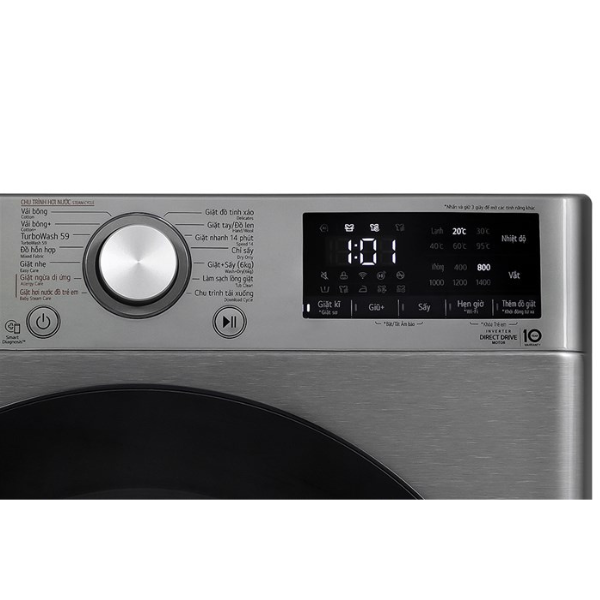 Máy giặt sấy LG Inverter giặt 10kg/ sấy 6kg FV1410D4P