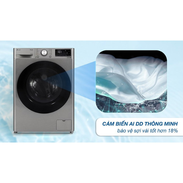 Máy giặt sấy LG Inverter giặt 10kg/ sấy 6kg FV1410D4P