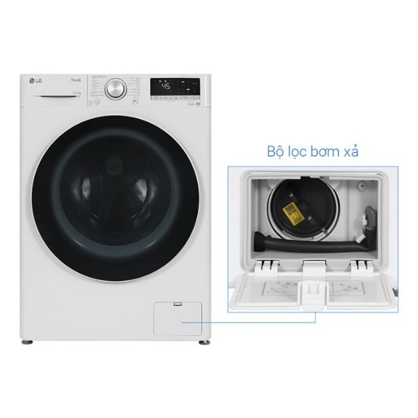 Máy giặt sấy LG Inverter giặt 11kg/ sấy 7kg FV1411D4W
