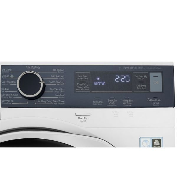 Máy sấy bơm nhiệt Electrolux 8kg EDH803Q7WB