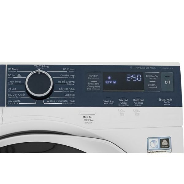 Máy sấy bơm nhiệt Electrolux 9kg EDH903R9WB