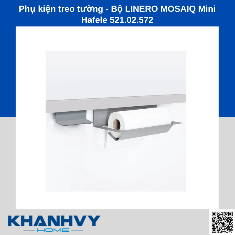 Phụ kiện treo tường - Bộ LINERO MOSAIQ Mini Hafele 521.02.572 chính hãng tại Khánh Vy Home