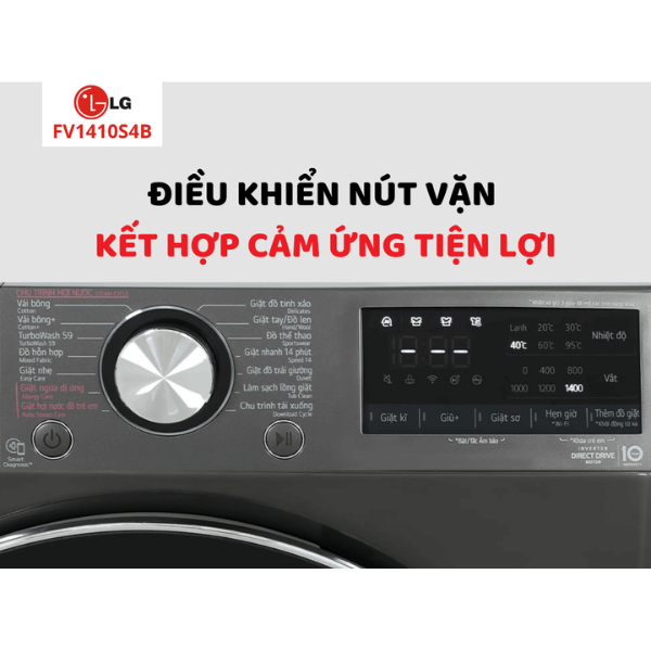 Máy giặt LG AI DD Inverter 10 kg FV1410S4B