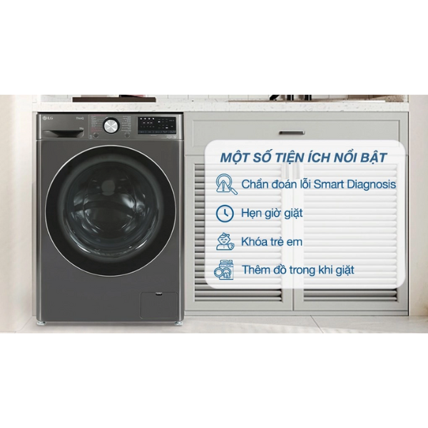 Máy giặt LG AI DD Inverter 10 kg FV1410S4B