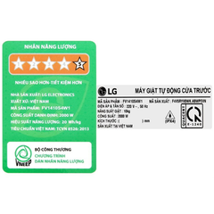 Máy giặt LG AI DD Inverter 10 kg FV1410S4W1