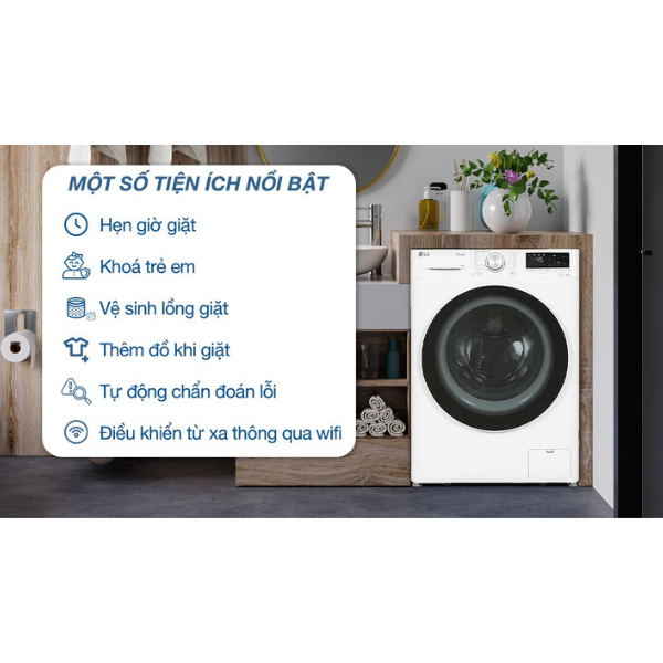 Máy giặt LG AI DD Inverter 10 kg FV1410S4W1