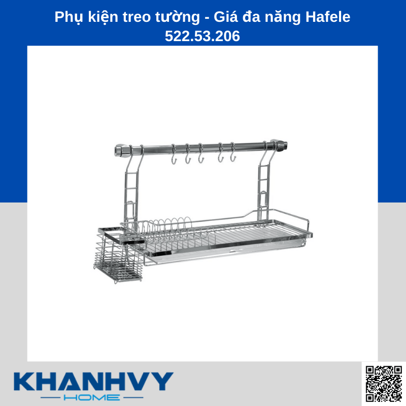 Phụ kiện treo tường - Giá đa năng Hafele 522.53.206 chính hãng tại Khánh Vy Home
