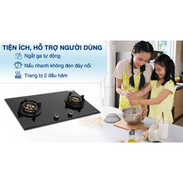 Bếp gas âm Hafele HC-G782B 538.66.507 78cm