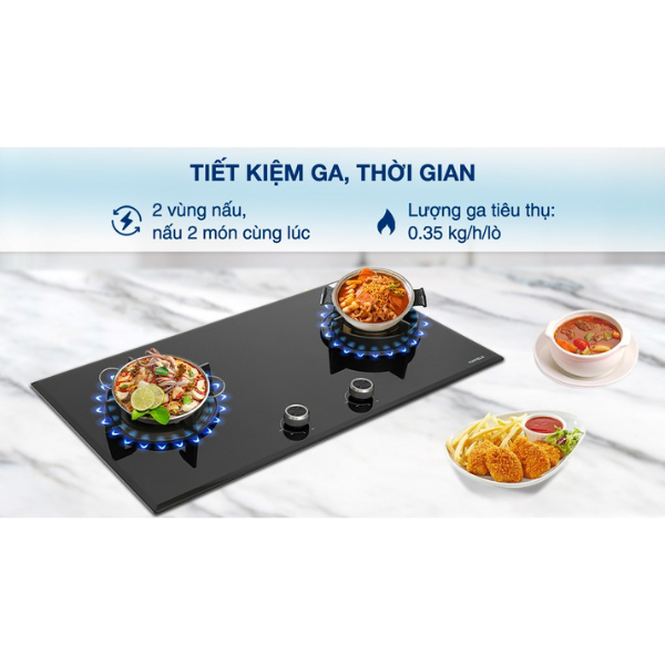 Bếp gas âm Hafele HC-G782B 538.66.507 78cm