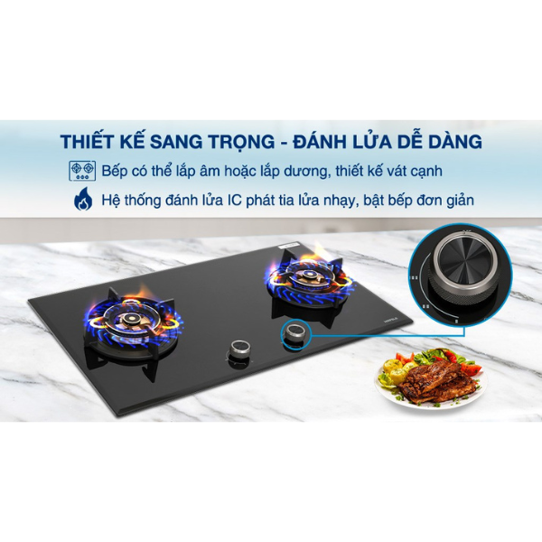 Bếp gas âm Hafele HC-G782B 538.66.507 78cm