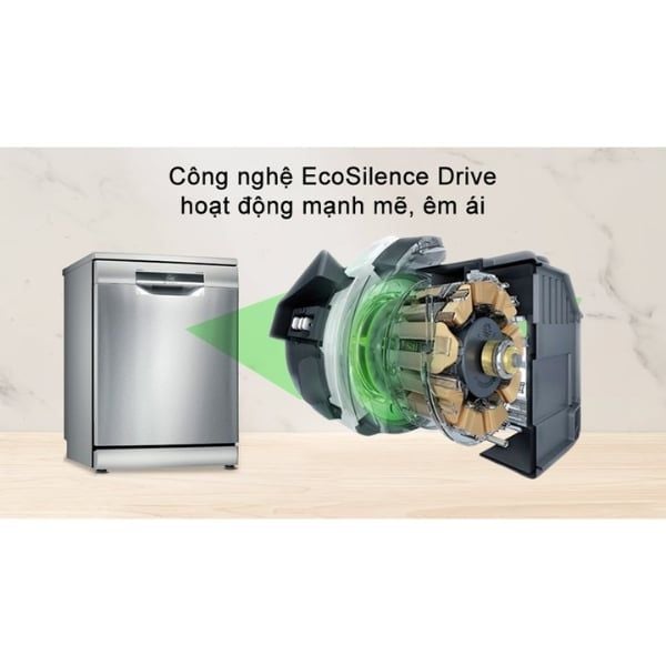 Máy rửa chén Bosch SMS6ZCI16E Series 6 sấy Zeolith