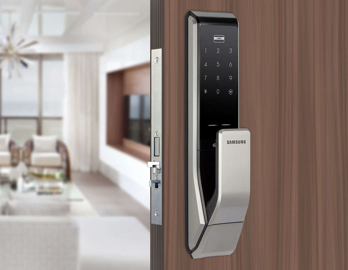 Khóa điện tử Samsung SHS-P717LMK/EN sang trọng