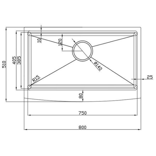 Chậu rửa bát Konox Workstation KN8051AS