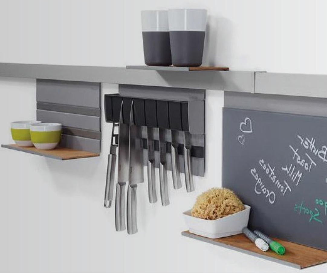Phụ kiện treo tường - Kệ để dao có nam châm Hafele 521.01.541 tại Khánh Vy Home giữ dao cố định, chắc chắn và an toàn