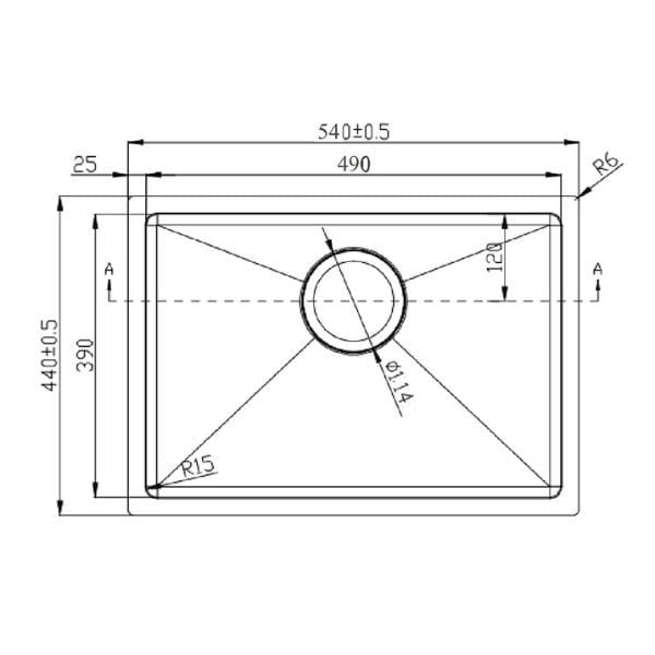 Chậu rửa bát Konox KN5444SU