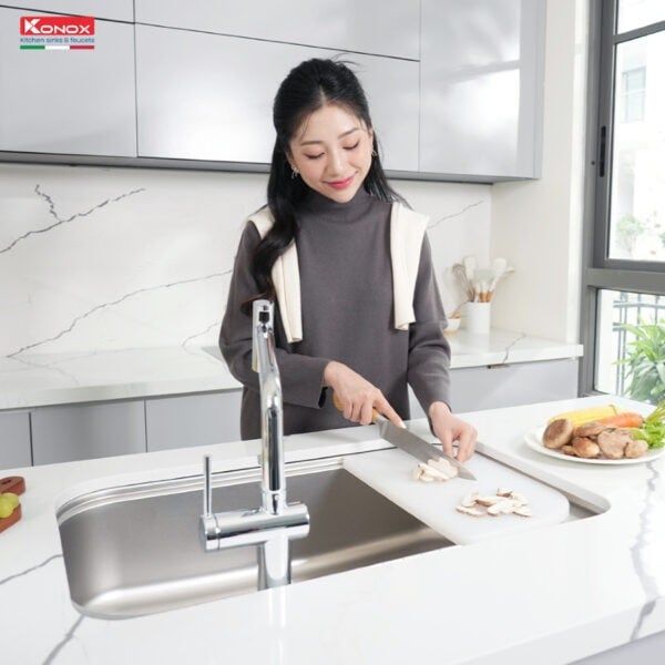 Chậu rửa bát Konox TARI 7851SR Full