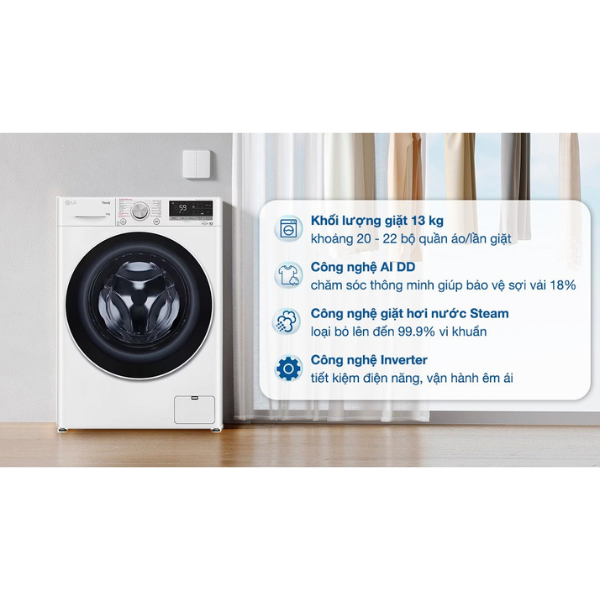 Máy giặt LG Inverter 13 kg FV1413S4W