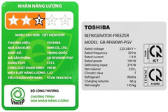 Tủ lạnh Toshiba GR-RF690WI-PGV(67) 533L