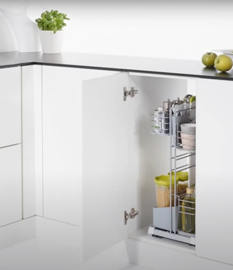 Bộ rổ kéo Cooking Agent Hafele 549.24.952 tại Khánh Vy Home lắp âm tủ bếp dưới gọn gàng