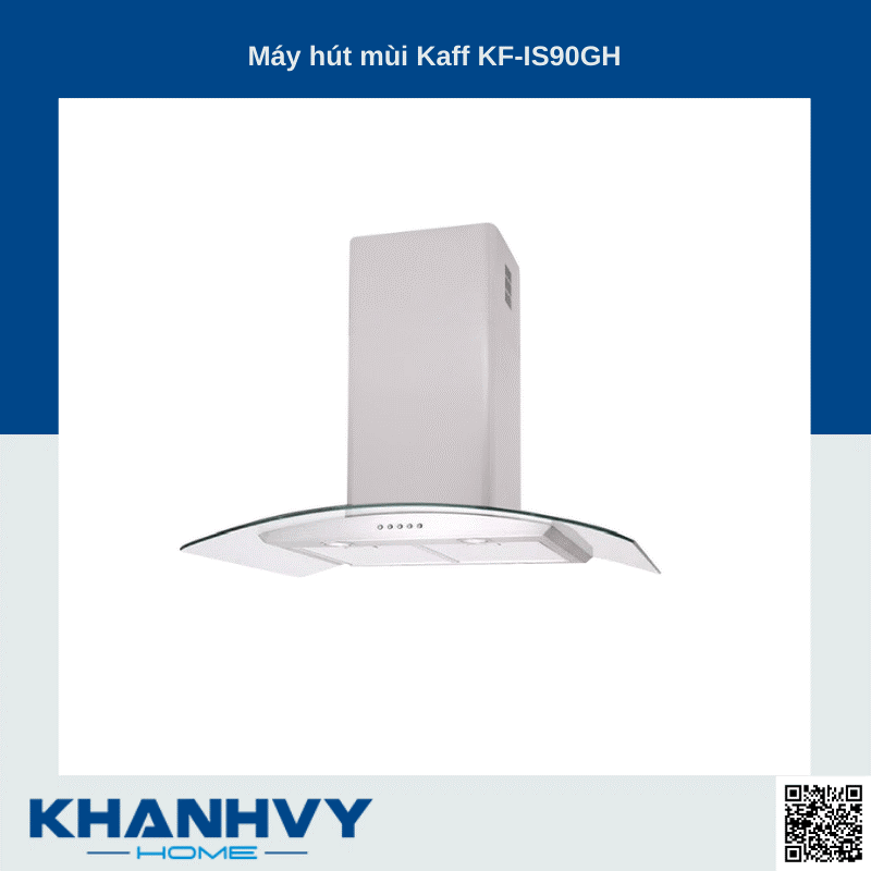 Máy hút mùi Kaff KF-IS90GH phù hợp với mọi gian bếp trong gia đình