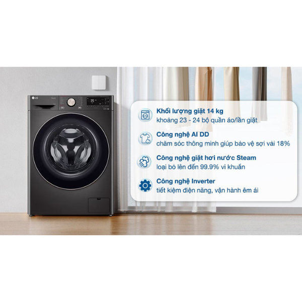 Máy giặt LG Inverter 14 kg FV1414S3BA