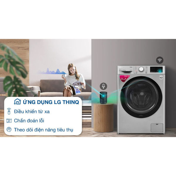 Máy giặt sấy LG Inverter giặt 9kg/ sấy 5kg FV1409G4V