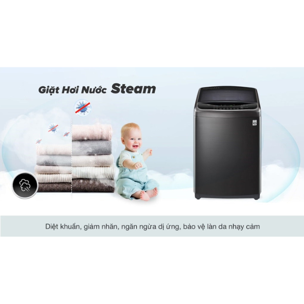 Máy giặt LG TurboWash3D Inverter 19 kg TH2519SSAK