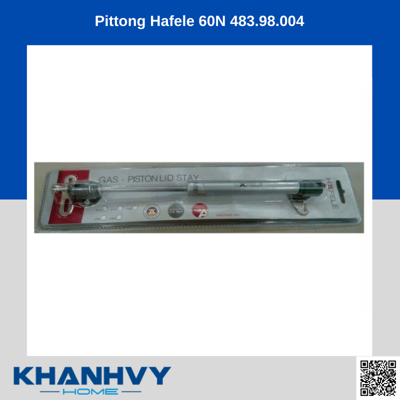Pittong Hafele 80N 483.98.005 tại Khánh Vy Home giúp nâng mở cánh tủ bếp lên cao, sử dụng tiện lợi
