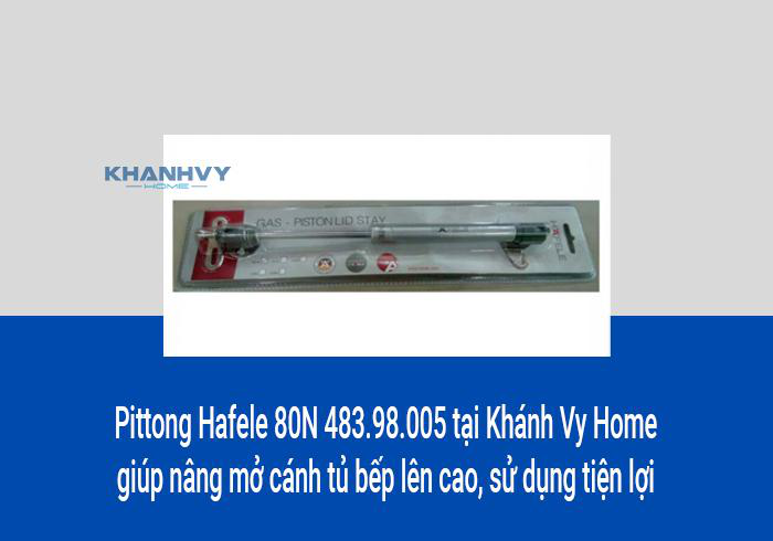 Bản vẽ kỹ thuật pittong đẩy cánh tủ, lực 100N Häfele 373.82.003 tại Khánh Vy Home
