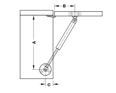 Bản vẽ kỹ thuật pittong Hafele 80N 483.98.005 tại Khánh Vy Home
