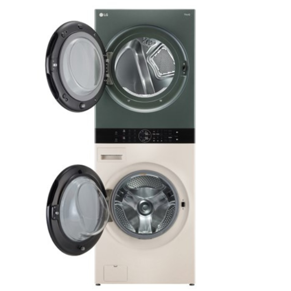 Tháp giặt sấy LG WashTower Inverter giặt 21kg/ sấy 16kg WT2116SHEG