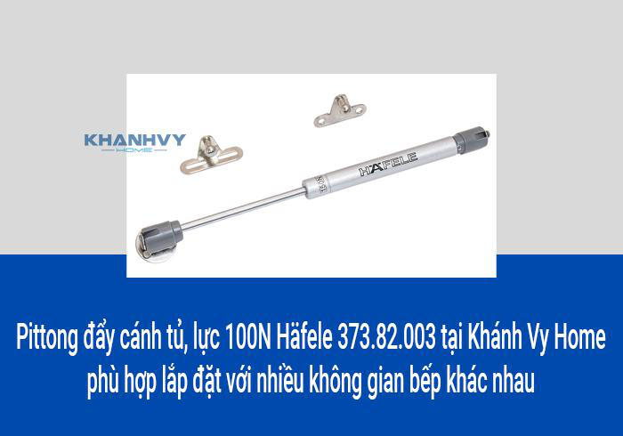 Pittong đẩy cánh tủ, lực 100N Häfele 373.82.003 tại Khánh Vy Home phù hợp lắp đặt với nhiều không gian bếp khác nhau