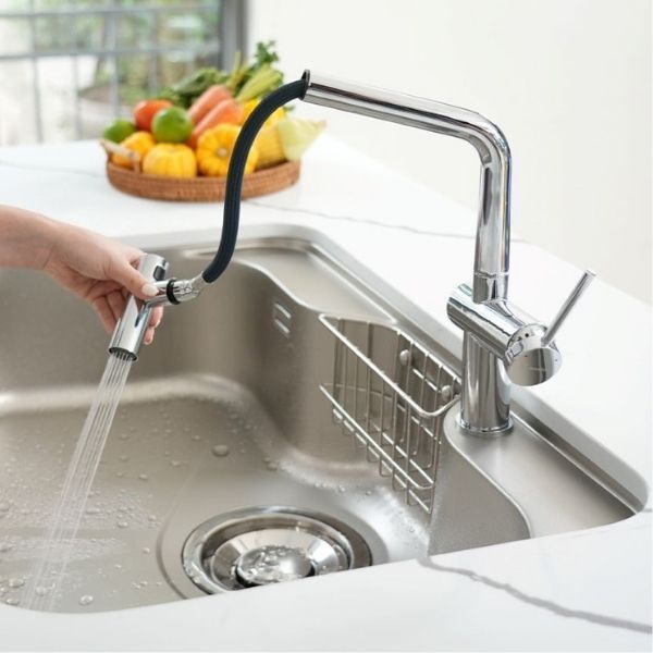 Vòi rửa bát Konox Volta Chrome
