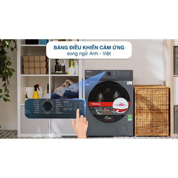 Máy giặt cửa trước Toshiba TW-T21BU105UWV(MG) Inverter 9.5 kg
